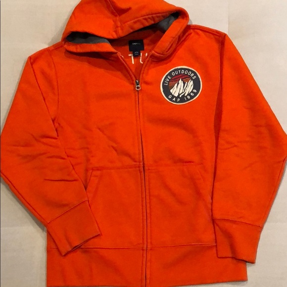 orange sweat jacket